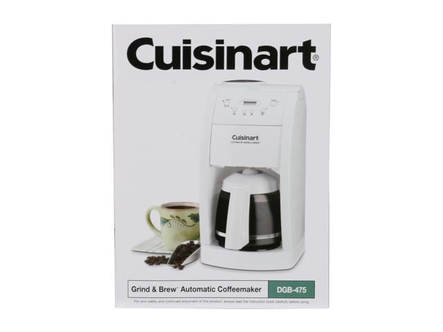 cuisinart grind and brew white