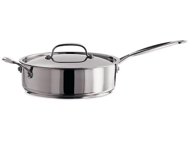 Cuisinart 733-30H Chef's Classic Stainless 5-1/2-Quart Saute Pan with Helper Handle and Cover