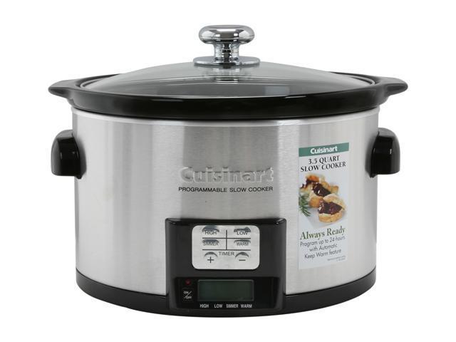 Cuisinart PSC-350 3.5 Qt. 3-1/2-Quart Programmable Slow Cooker - Newegg.com