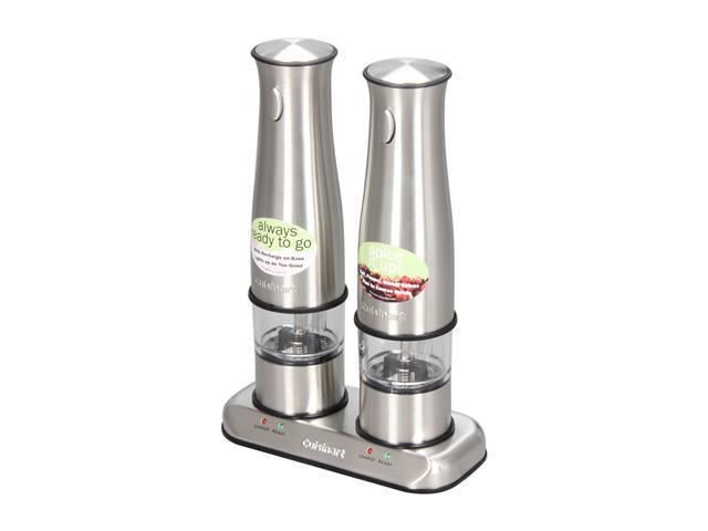 Cuisinart SP-2 Stainless Steel Stainless Steel Rechargeable Salt and Pepper Mills