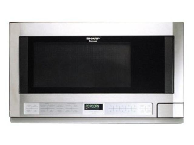 Sharp 1 5 Cu Ft Over The Counter Microwave Oven R1214 Newegg Com