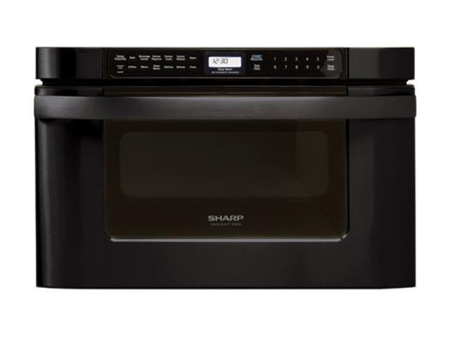 Sharp 24 Inch Microwave Drawer Kb 6524pk Oven Newegg Sharp 1000 Watts 24 Inch Microwave Drawer Kb 6524pk Sensor Cook Black