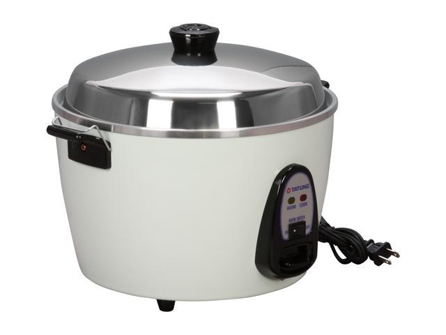 Tatung TAC-10G(SF) 10-Cup Rice Cooker & Steamer, White