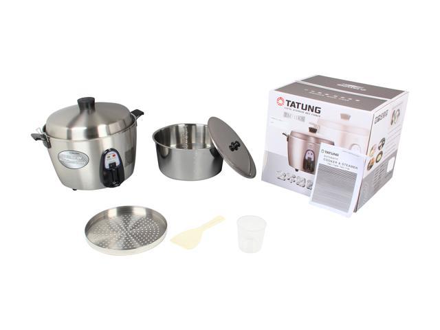 Tatung 6-Cup Stainless Steel Multi-Functional Rice Cooker TAC-11KN UL New 