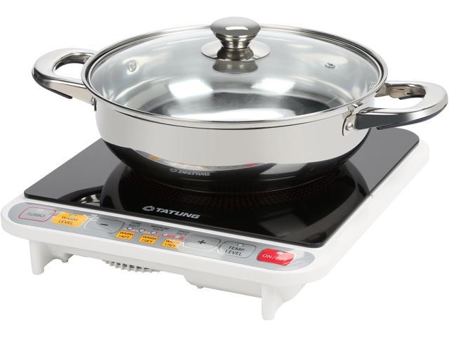 Tatung TIH-F1500HU 1500 Watts Induction Cooktop with Stainless Steel Pot