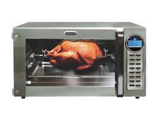 FARBERWARE FAC900R Silver Convection Toaster Oven with Rotisserie