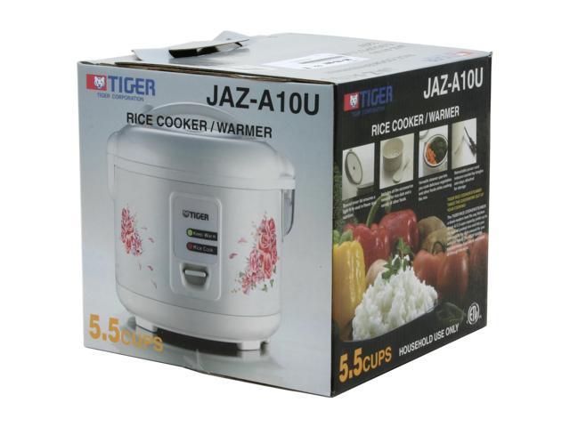 Tiger 5 5 Cups Electric Rice Cooker And Warmer With Steam Basket White