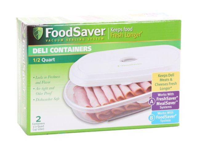 FoodSaver FreshSaver Deli Container - 2 pack