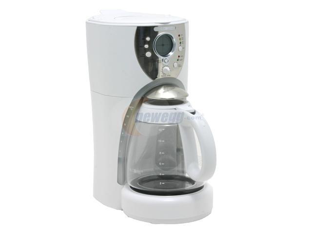 Mr. Coffee 12-Cup Manual Coffee Maker, White 