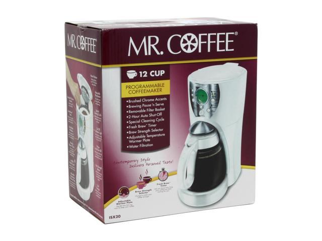 Mr. Coffee 12-Cup Programmable Coffeemaker White TFX20 - Best Buy