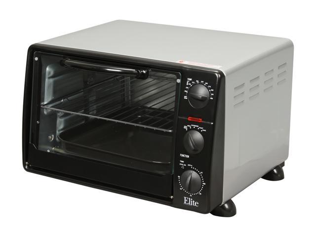 Maxi-Matic Elite ERO-2008N 23L 6-Slice 1500 Watts Toaster Oven Broiler with Rotisserie