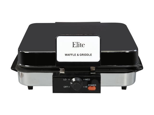 Elite Multi Grill, Griddle & Waffle Maker, Oxford Blue