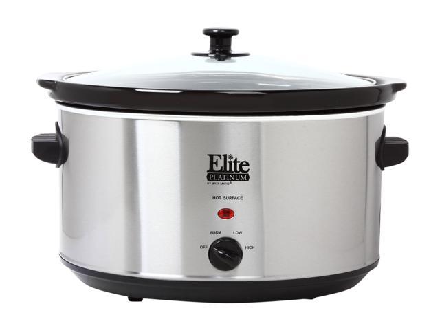 Maxi-Matic Elite MST-900V Stainless Steel 8.5 Qt. Deluxe Sized Slow ...