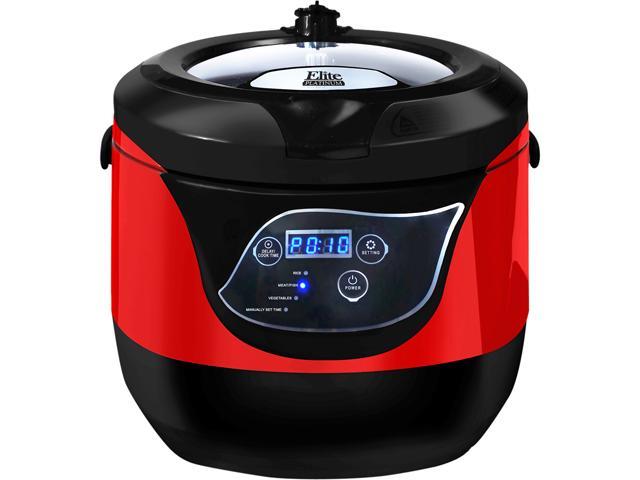 Elite EPCM-55 Red 5.5Qt. Smart n' Healthy Low Pressure Cooker - Newegg.ca