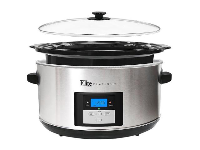 Elite Platinum MST-900D Maxi-Matic 8.5-Quart Digital Programmable Slow ...