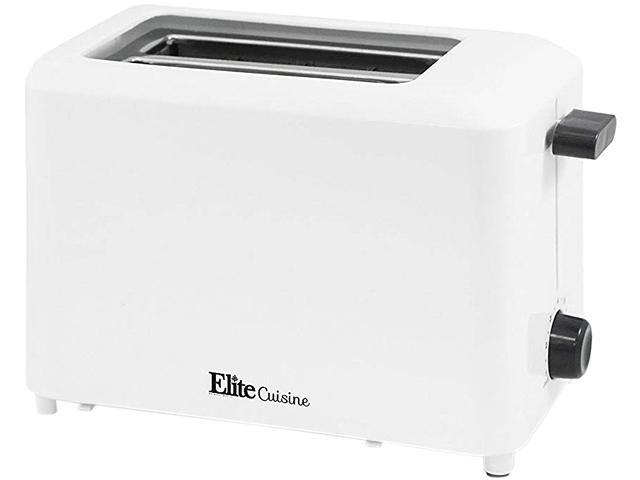 2 Slice Toaster With 6 Temperature Settings & Extra Wide 1.18" Slots For Bagels Waffles Specialty Breads Puff Pastry Snacks, Slide Out Crub Tray Cancel Button, White