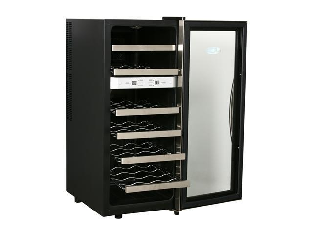 Whynter WC-211DZ 21-Bottle Dual Zone Wine Cooler - Newegg.com