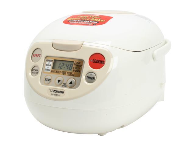 Zojirushi NS-WAC10-WD 5.5-Cup & 1L Micom Rice Cooker and Warmer, Cool ...