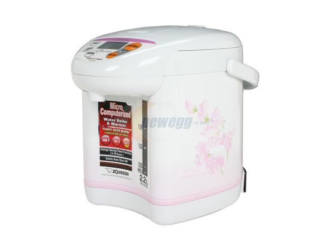 Zojirushi CD-JUC22 2.2-Liter Micom Water Boiler and Warmer, Sweet Pea