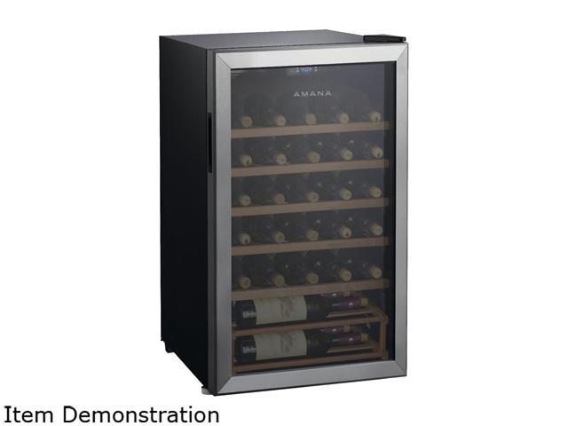 skulder fortjener Nævne Amana AMAW35S2CW Single-Zone Wine Cooler with LED Thermostat Control and  Wood Shelving Stainless - Newegg.com