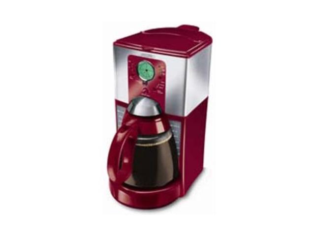 MR. COFFEE FTX27 Heritage Red 12-Cup Programmable Coffee Maker