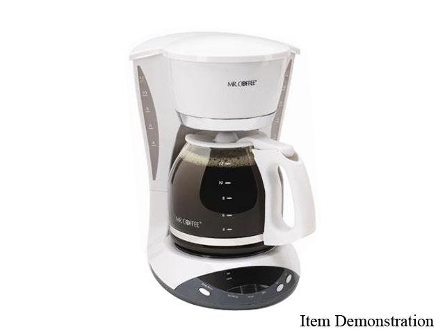 MR. COFFEE DWX20 White 12 Cup Coffee 