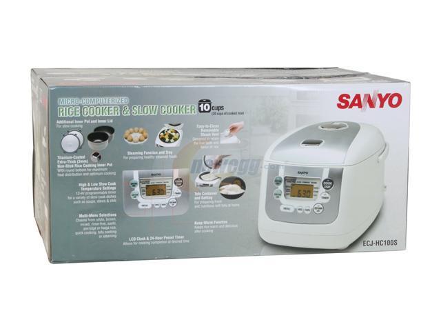 SANYO ECJ-HC100S Micom Rice & Slow Cooker 