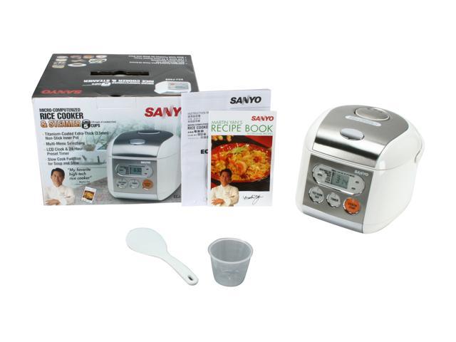 Best Buy: Sanyo Micom Rice Cooker & Steamer Off White ECJ-F50S