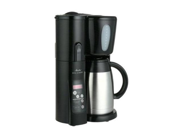 Melitta MEMB10TB 10-Cup Mill & Brew with Stainless Steel Thermal Carafe Coffee Maker