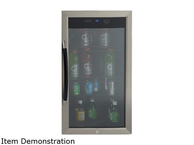 Avanti BCA306SSIS 3.0 cu. ft. Beverage Cooler - Black with Stainless Trim Glass Door