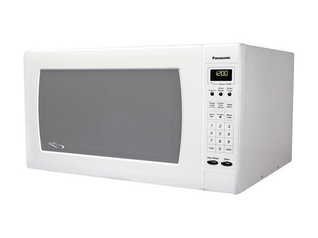 Panasonic 1250 Watts Luxury Full-Size Microwave Oven NN-H965WF Sensor Cook White