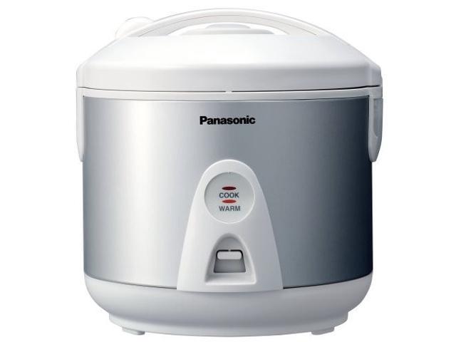 Panasonic SR-TEG10 Silver/White 5 Cups (Uncooked)/10 Cups (Cooked) Rice Cooker
