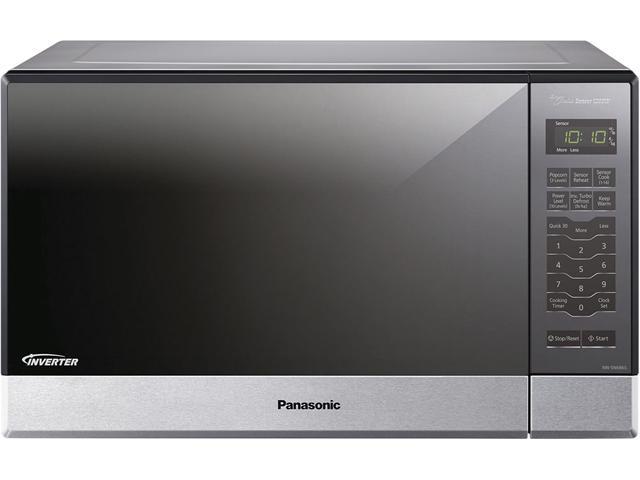 Panasonic 1.2 Cubic Feet 1200W Countertop Microwave Oven w/ Inverter Technology & Genius Sensor (NN-SN686S)