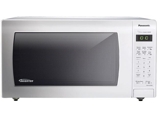 Panasonic 1.6 Cu. Ft. Countertop Microwave Oven with Inverter Technology, White NN-SN736W
