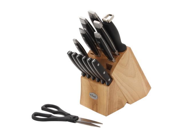 Rosewill RHKN-12001 15-Piece Stainless Steel Knife Cutlery Block Set