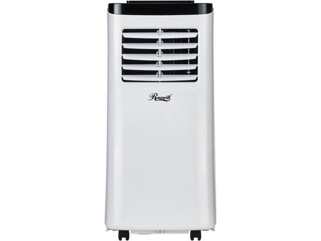 Rosewill Portable Air Conditioner 7,000 BTU, 3-in-1: AC, Fan & Dehumidifier, Remote Control, Self-Evaporation, Up to 200 Sq.Ft., White - (RHPA-18001)