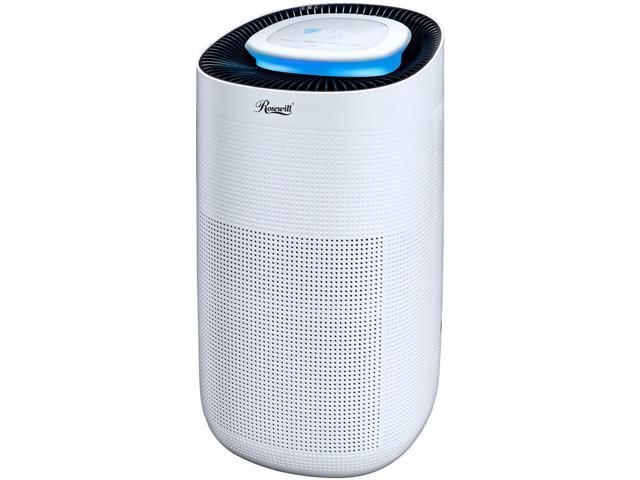 Rosewill True HEPA Large Room Air Purifier for Home or Office, Removes Dust, Pet Dander, Smoke, Pollen, Odor, 4 Wind Speeds, Child Lock, UV Light, Digital Control Panel, 8-Hour Timer - (RHAP-20002)