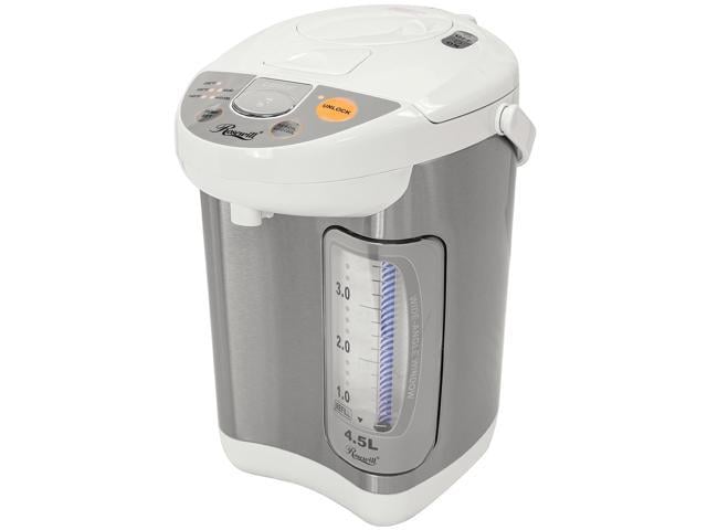 Rosewill 4.5L Electric Stainless Steel Hot Water Boiler and Warmer, 3 Temperature Settings, Auto and Manual Dispense, Safety Features, Boil-Dry Protection, Auto Shut-Off - (RHTP-20002)
