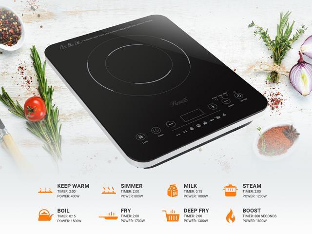 Open Box: Rosewill Portable Induction Cooktop Burner, 1800W, 8