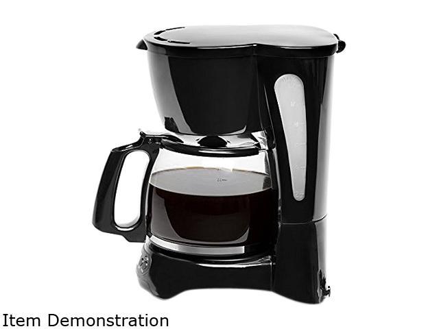 Chefman RJ14-12-P Black Programmable Drip Coffeemaker with 12-Cup Glass ...