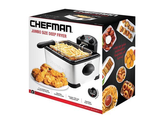 Chefman Jumbo Size Deep Fryer Stainless Steel