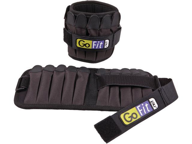 GoFit Padded Pro Ankle Weights - 2.5 lbs each