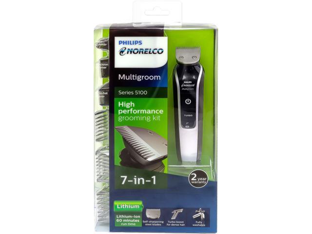 philips norelco multigroom 5100 grooming kit