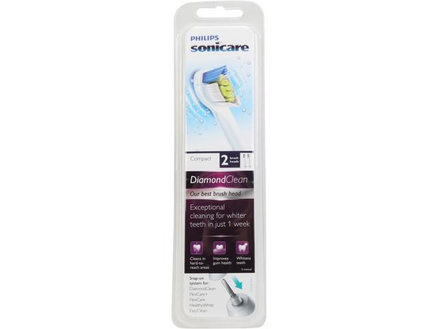 Philips Sonicare Toothbrush Head HX6072/66 Diamondclean 2pk