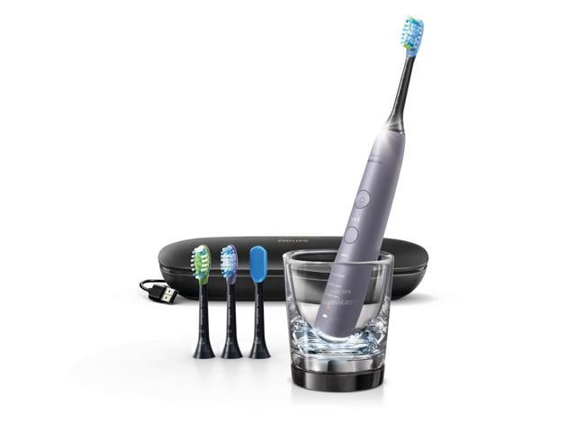 Philips Sonicare DiamondClean Smart 9500 Rechargeable Electric Power Toothbrush, Grey, (HX9924/41)