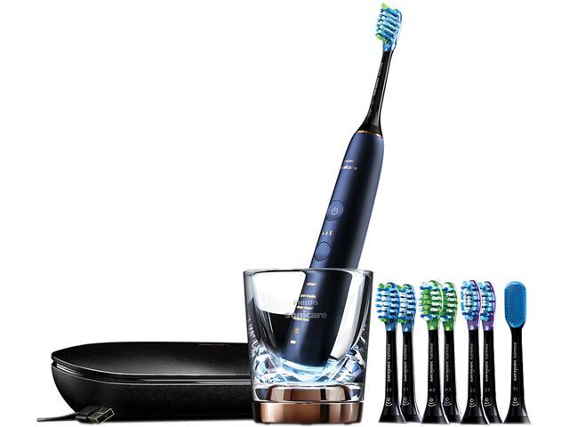 Philips Sonicare DiamondClean Smart 9700 Rechargeable Electric Power Toothbrush, Lunar Blue (HX9957/51)
