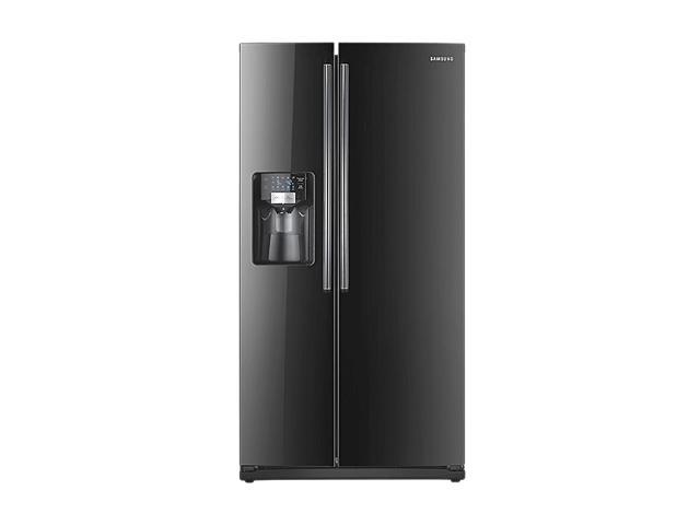 Samsung 26 cu. ft. Side by Side Refrigerator Black RS263TDBP - Newegg.com