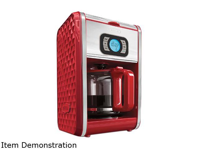 Bella 13776 Red Diamonds Collection 12-Cup Programmable Coffee Maker 