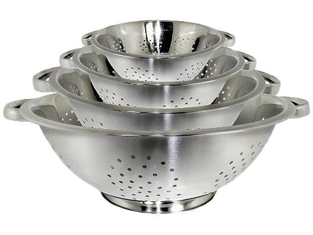 stainless steel colander set