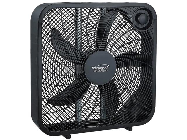 Brentwood F-20SB 20 Inch Box Fan - Black - Newegg.com